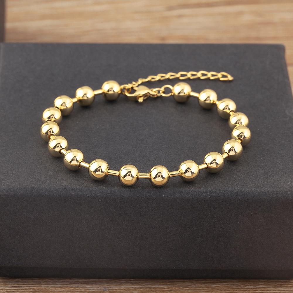 Nidin Hot Sale Original Design Round Beads Charm Bracelets Adjustable 4 Sizes For Women Fashion Versatile Jewelry Accessories
