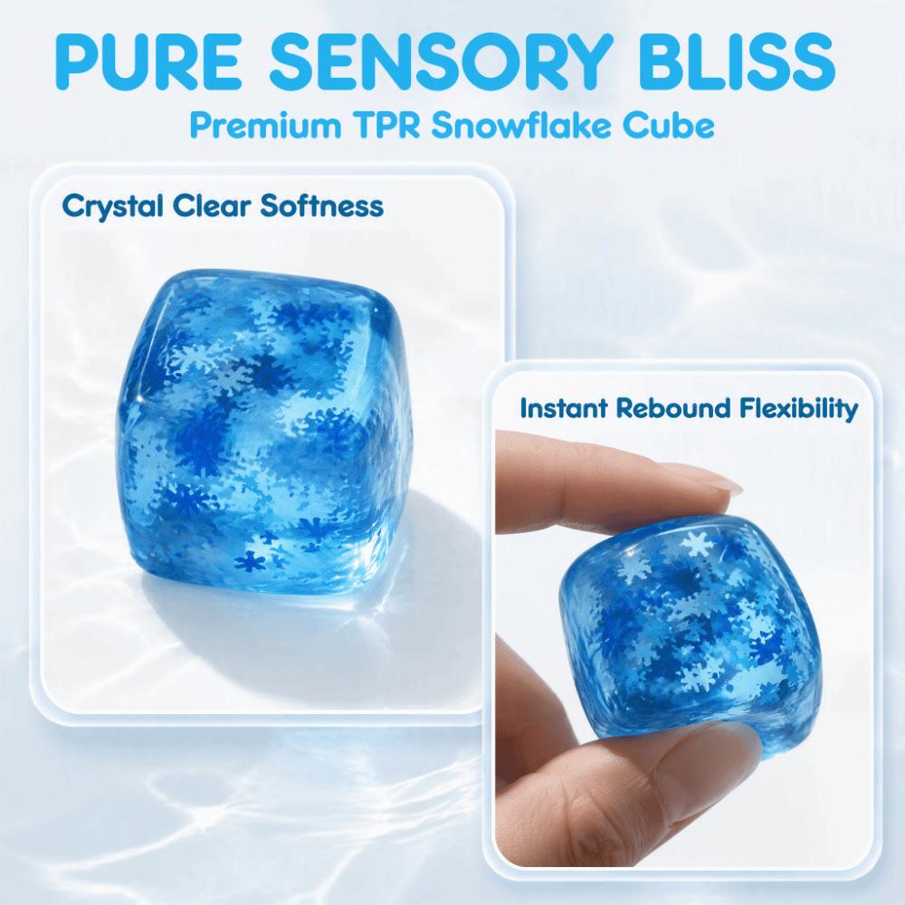 Slow Rising Sensory Fidget Toy Ice Cube Squeezable Toys Ice Cube Squishy Toy  Adults