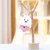 Dog Plush Keychain Toys With Ultra Soft And Pp Cotton For Home Office Decor