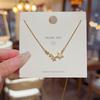 Korean 18K Gold Titanium Steel Women's Clavicle Necklace - Versatile, High-End, Non-Fading Temperament Choker.
