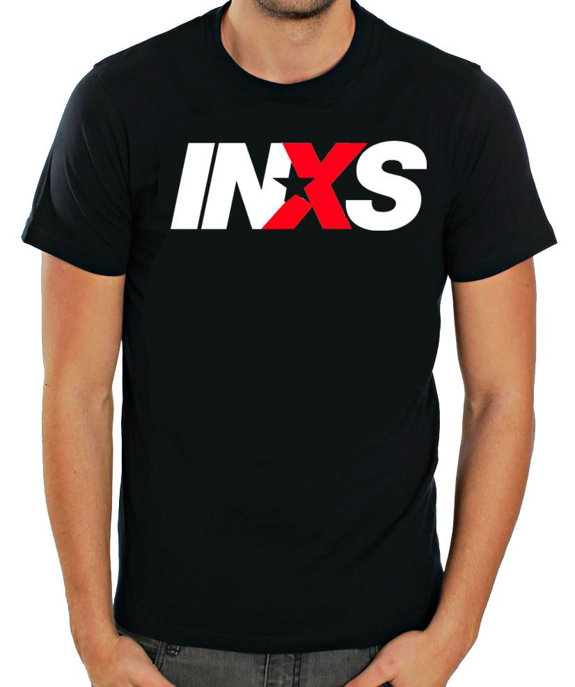 INXS Short Sleeve White Men T Shirt Mens Womens Tees Top K100 L