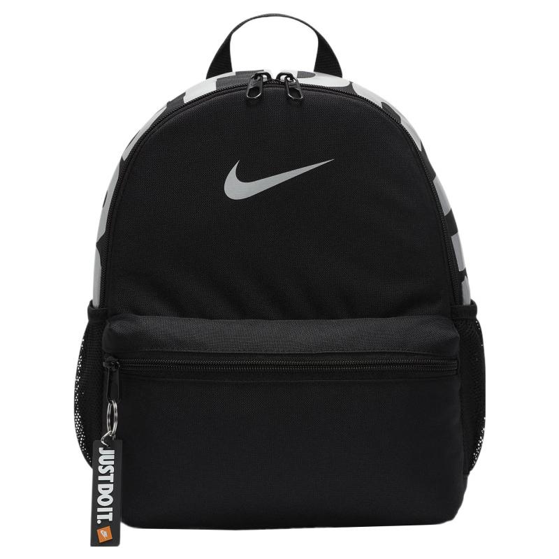 Nike Polyester Backpack Backpack Mini Unisex Silver Gray Letter Lightweight Casual DR6091-011