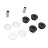 Front Differential Side Mount Bushings Set High Strength Polyurethane Replacement for H3 2006 2010