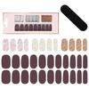 Nails Art Sticker Waterproof Gels Nail Strips Japanese Style Nail Polish Sticker Nail Wraps Nails Art Decorations