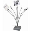 2Pcs Cube Base 8-Branch Tree Style Memo,Photo Clip,Paper Holder,Table Number Holder for Wedding Party Sliver