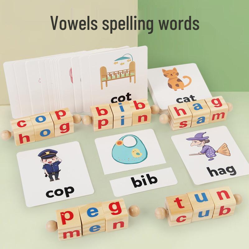 Magnetic Word Spelling Toy: Children's Educational English Game for Early Learning