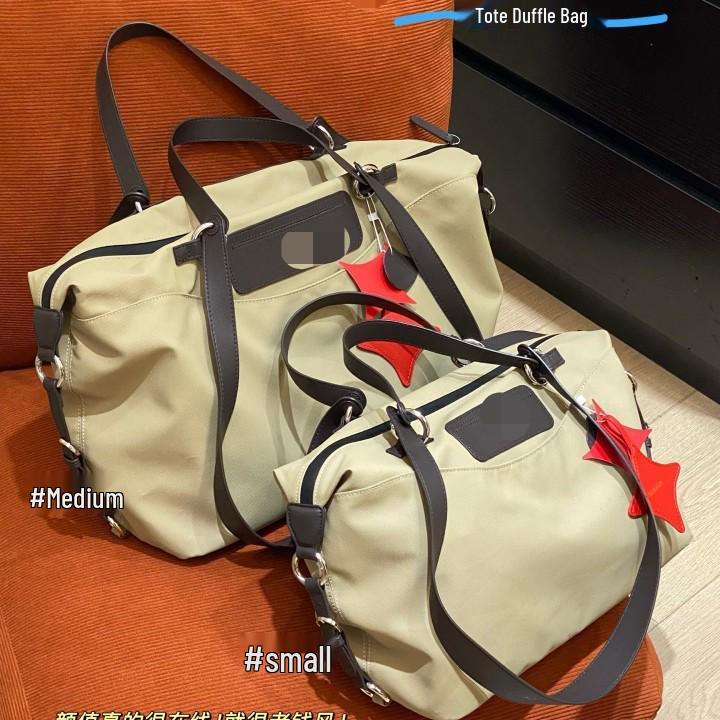 

Нишевая дорожная сумка большой вместимости: Женская и мужская ручная кладь с креплением для ручки тележки Small: 35x15x24