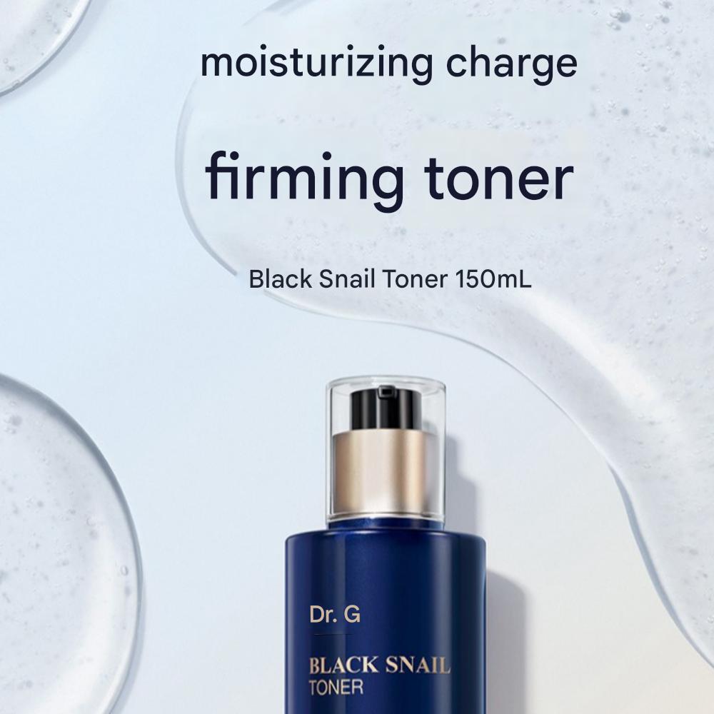 [Gift Set] Dr.G Black Snail Toner 150ml + Emulsion 150ml Special, 1 set