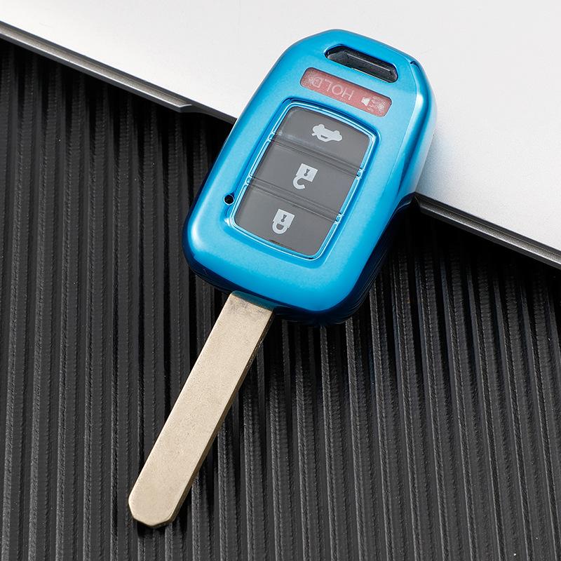 

TPU Чохол для ключа Honda Accord/Civic 2016-2019 синій