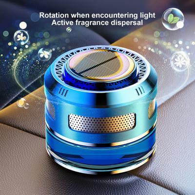 Adorno de Perfume para coche con energía Solar, aromaterapia, decoración automática para hombres, seguro, elegante, disponible en verde, gris y azul