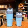 Diamond Paint 30oz Stainless Steel Insulated Straw Cup - Large Capacity Ice Buster Coffee Tumbler