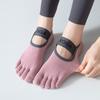 Damen Five-Finger Yoga-Socken Anti-Rutsch Ballettsocken Elastisches Fußgewölbe-Stützband Sorgt für einen sicheren Halt und verhindert ein Abrutschen