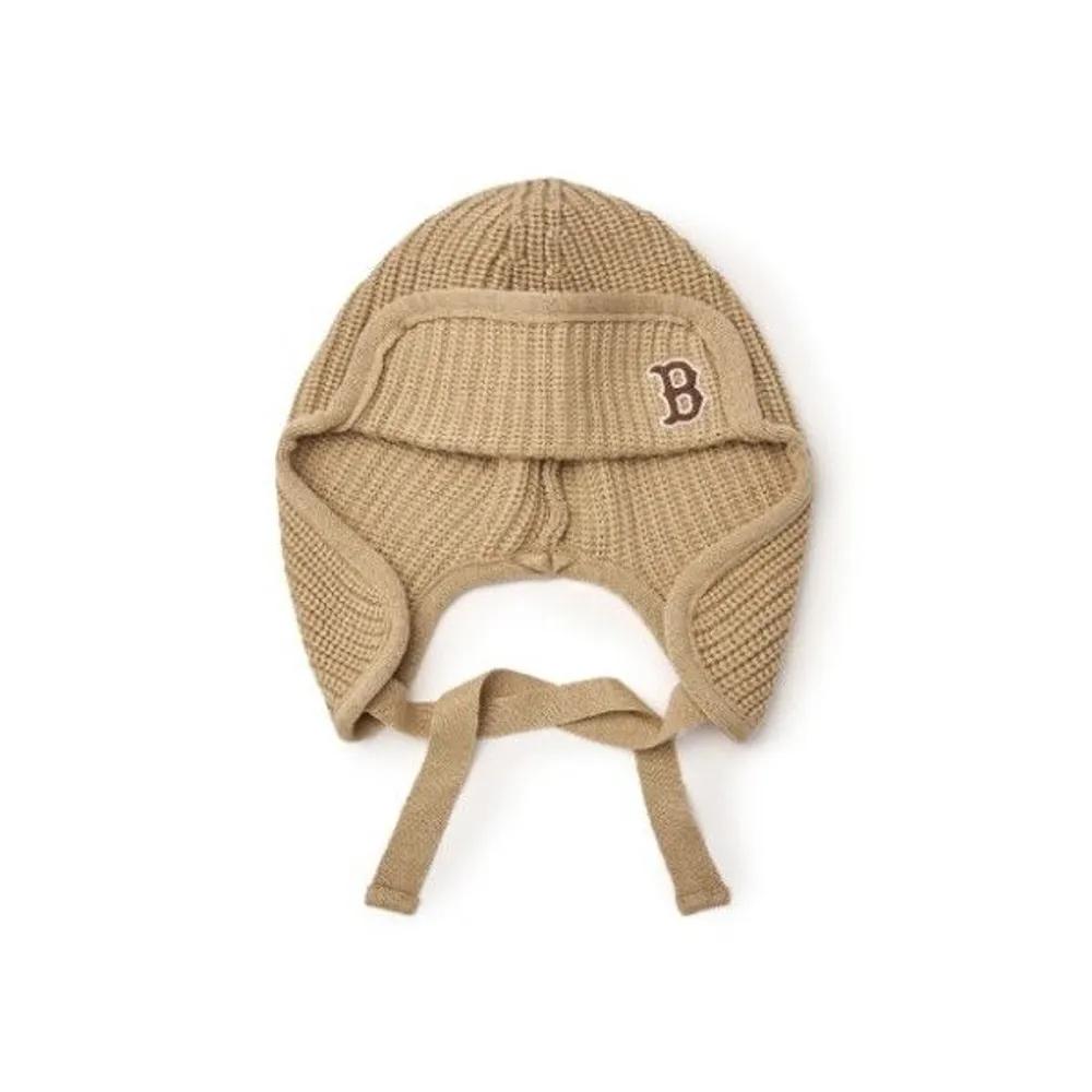 [MLB] Cap JQT 3ABNBK146-43CAS Knit Earflap Beanie Boston Red Sox FREE