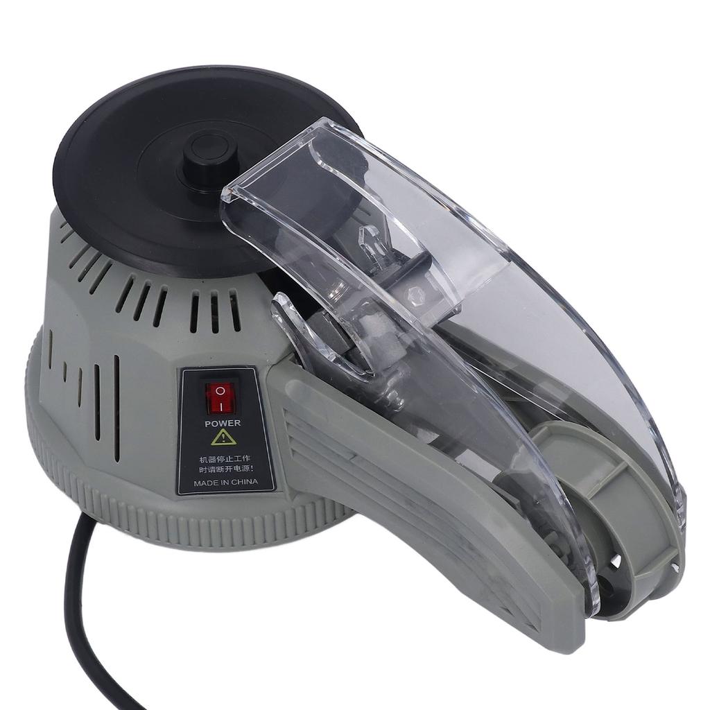 JAXUDA Electric Tape Cutting Machine Manual Automatic Tape Dispenser Rotary Disc Type US Plug 110V