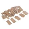 Top Quality Natural Wood Blocks Unfinished Wooden Squares for Crafts Aquarium Decor Home Decor Art Projects Wedding Vase Filler