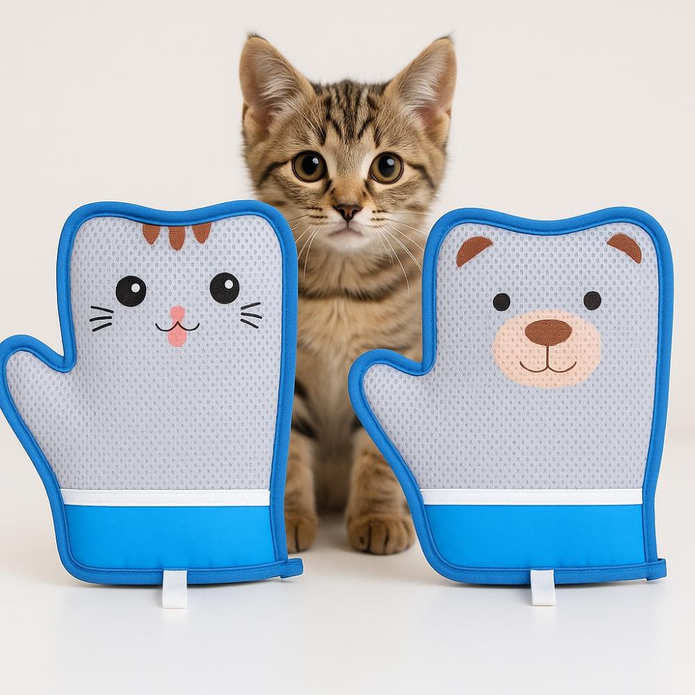 Mănușă Confortabilă pentru Îndepărtarea Părului de Animale de Companie, Mănușă pentru Păr Căzut pentru Iepuri, Haine, Cățeluș