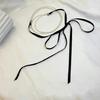 Chic Ribbon Necklace Pendant Necklace Double Layer Necklace Beads Necklaces