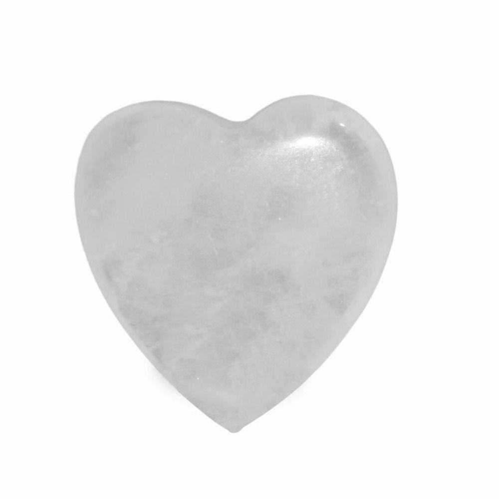 Non-porous Heart-shaped Stone Natural Quartz Crystal Ornaments Funny Natural Crystal Stones  Gift