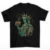 Liber-Tea Liberty T-Shirt Unisex Adult Funny Size Statue of Liberty Helldivers 2