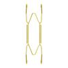 Wall Display Plates Dish Hangers Holder Spring Wall Plate Metal Hangers with Golden Coating Dish Holder with Hooks W Type