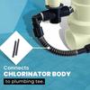 2 Duurzame PVC Slangen voor Zwembad Chloor Voedersystemen Exacte Lengte van 7 3/8 Inch Inch Binnendiameter