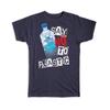Gift T-Shirt : Water Bootle Mountain Decompose Decor Ecology Ecological