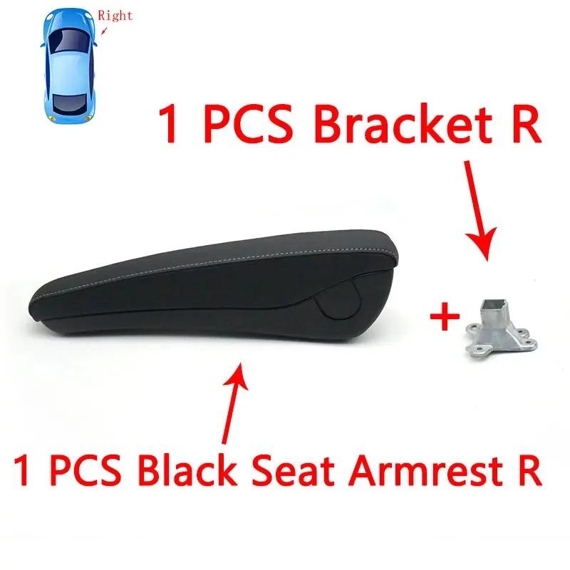 Black Left Right Front Seat Fold Armrest With Adjustable Bracket For Mercedes-Benz V-Class Vito Metris W447 W448 V260 2014-2022