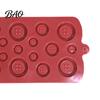 DIY Baking Supplies Button Silicone Mold, Food Grade Non Stick Chocolate Candy Making Casting Jewelry Tray, Flexible Easy Release Mold for And