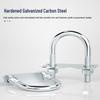GUWANJI U-Bolt Set with Nuts and Baffle