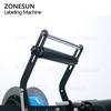 ZONESUN ZS-TB50SM Schreibtisch Halbautomatische Etikettiermaschine für kleine runde Flaschen