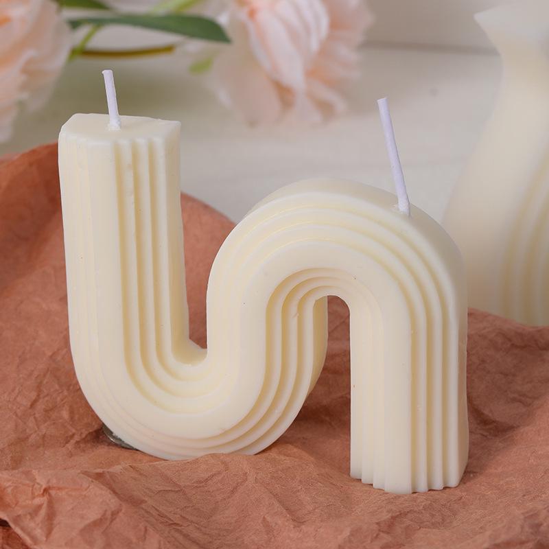 Geometric Soy Wax Aromatherapy Candle Set - Holiday Gift Box