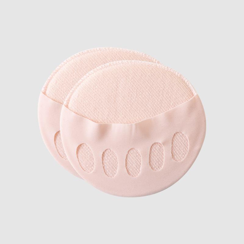 Female Summer Thin Cotton Bottom Half Invisible Ice Silk Soles Five Finger Socks