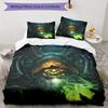3pcs World of Warcraft Characters2 Pattern Bedding Set Duvet Cover Set Includes Duvet Cover &pillowcases, Perfect All Season Bedroom Decoration & Gift