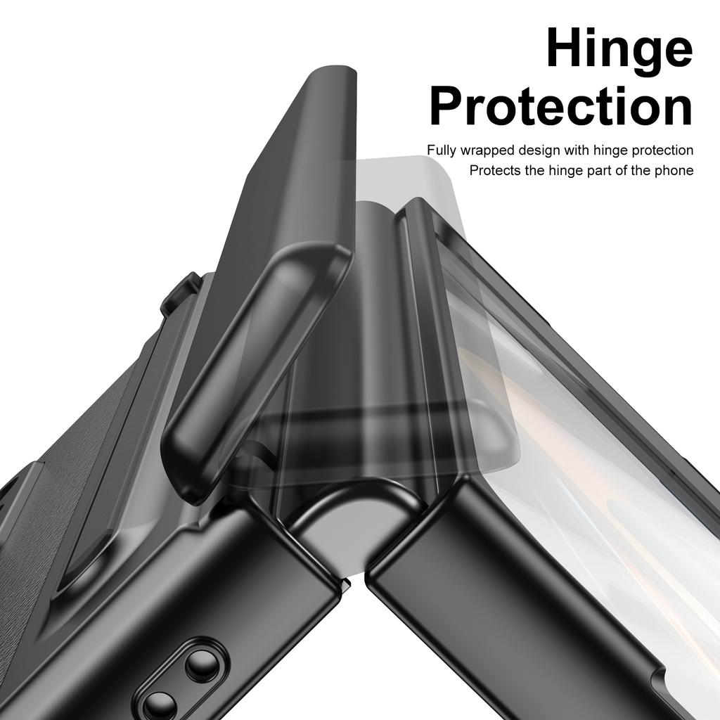 Luxury Black Stylus Pen Full Protection Case for Samsung Galaxy Z Fold 8 Ultra 5G Fold8 Fold7 Fold 7 6 5 4 3 Fold4 Fold6 Fold5