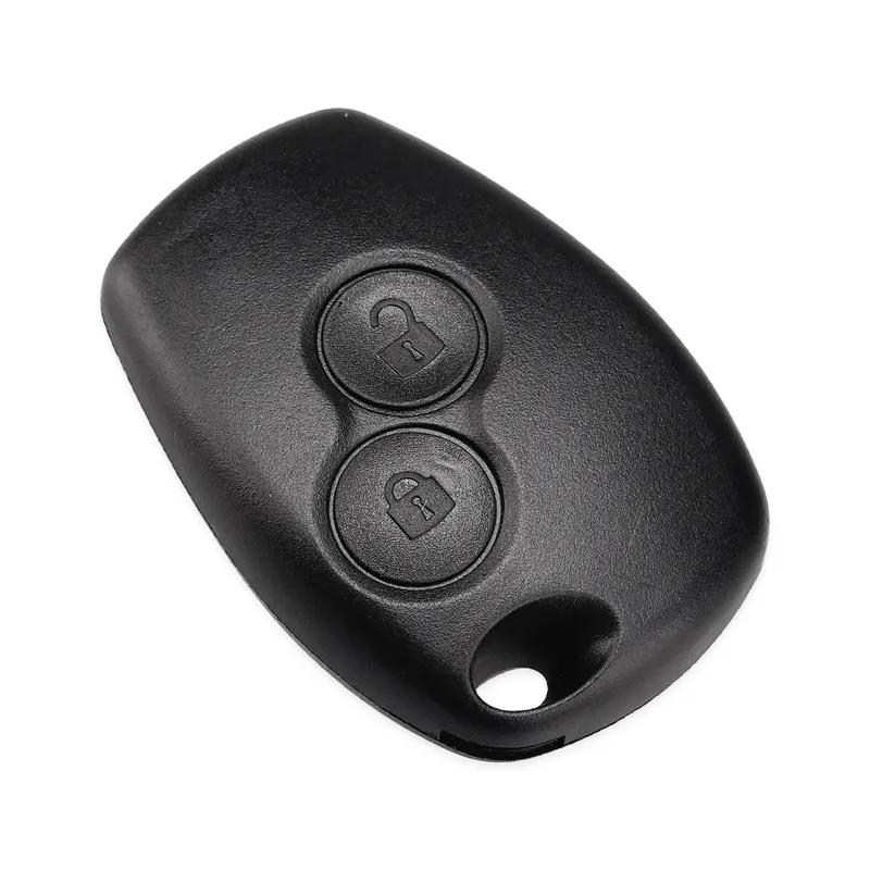 KEYYOU 50PCS 2/3 Buttons Remote Key Shell For Renault Duster Logan Modus Clio 3 Twingo Kangoo 2 For Nissan ALMERA No Blade Case