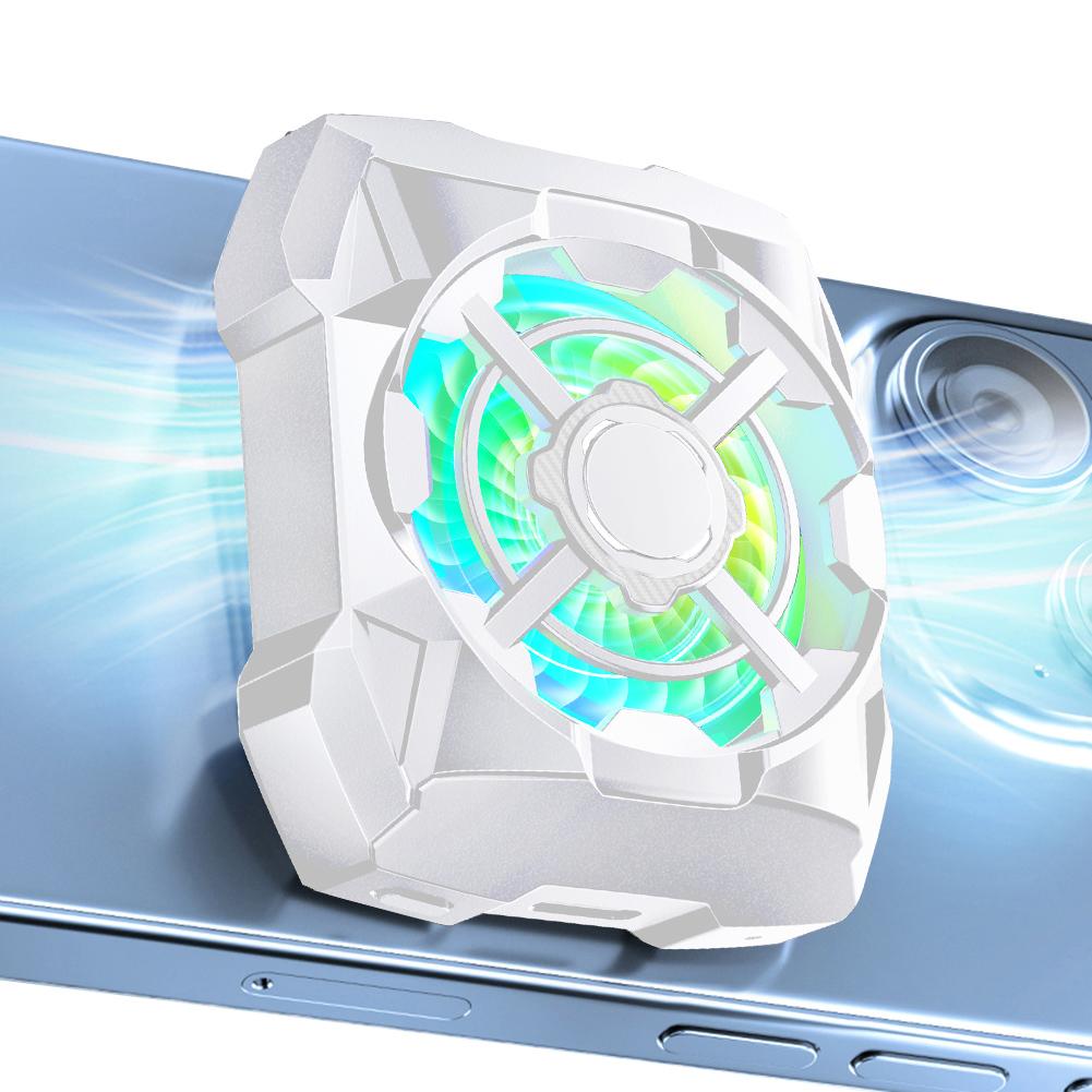 Phone Radiator 3 Speed Magnetic Phone Tablet Cooler Rechargeable Cooling Fan For iPhone 15 14 13 12 ,Come With Magnetic Pad