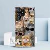 Crying Cat Memes Soft Cover for Samsung Galaxy S25 Edge S26 S24 S23 Ultra Phone Case S22 S21 Plus S20 FE Print Pattern Shell Gal