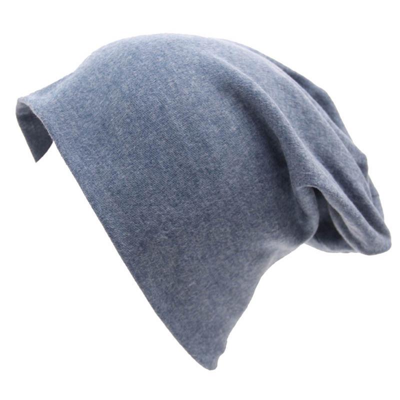 Women's Autumn Winter Pullover Sports Street Hip Hop Loose Knitted Cotton Hat KTY