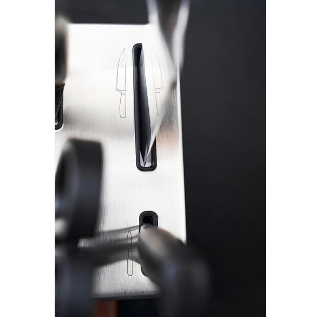 Set di coltelli Zwilling BSF Gourmet con ceppo autoaffilante, 7 pezzi, grigio (36133-410-0)