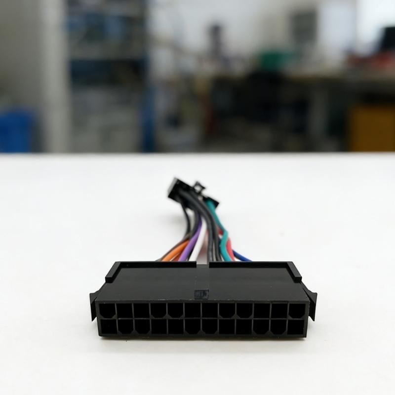 24Pin To 12Pin Main Power Supply Adapter Cable Replacement For Q77 B75 A75 Q75 Desktop Computer Mainboard