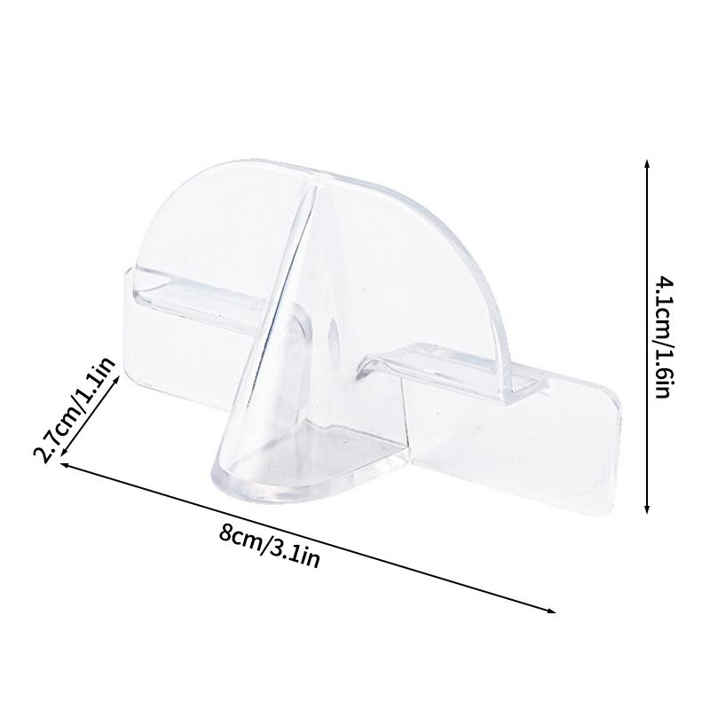 1/3/5/10pcs Glasses Storage Rack Transparent Color Wall-Mounted Sunglasses Storage Holder Glasses Display Rack Home Decoration