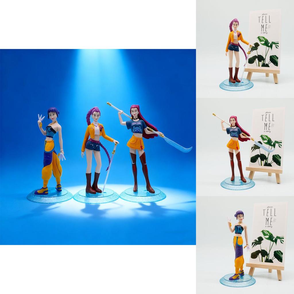 Kpop Dämonenjäger Sammler-PVC-Figuren mit authentischem Design zum Ausstellen und Verschenken