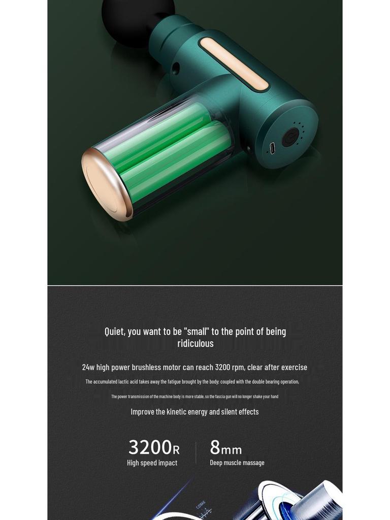 Portable Mini Fascia Gun: Compact Muscle Massager for Women