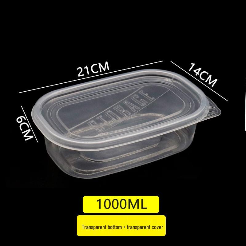 Disposable Round Transparent Plastic Food Container