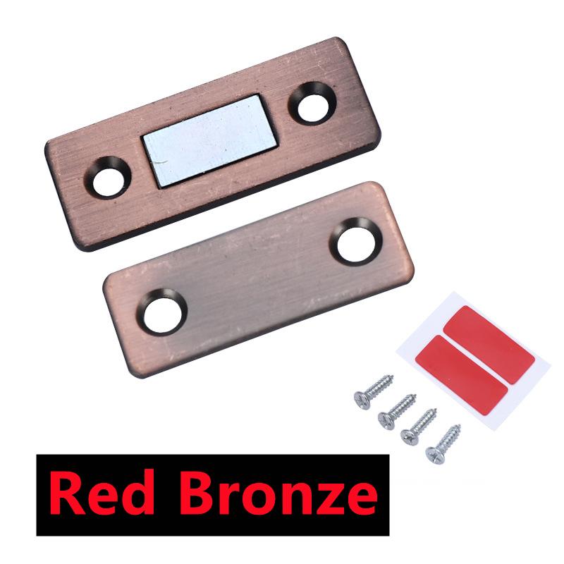 6 Colors Magnetic Door Catch Ultra-Thin Cabinet Catches Door Closed Magnets Sheet Adhesive Closet Drawer Window Magnet Latches