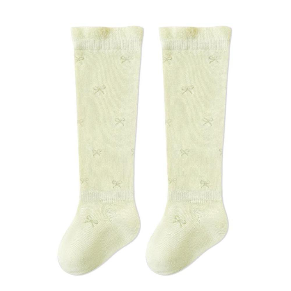 1 Pair Soft Breathable Baby Knee-High Socks Cute Infant Comfortable Toddler Socks Knee-High Socks for Babies Kids Footwear
