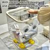 Storage Box Large Capacity Desktop Organizer Clear Appearance Storage Case for Hair Accessories Jewelry