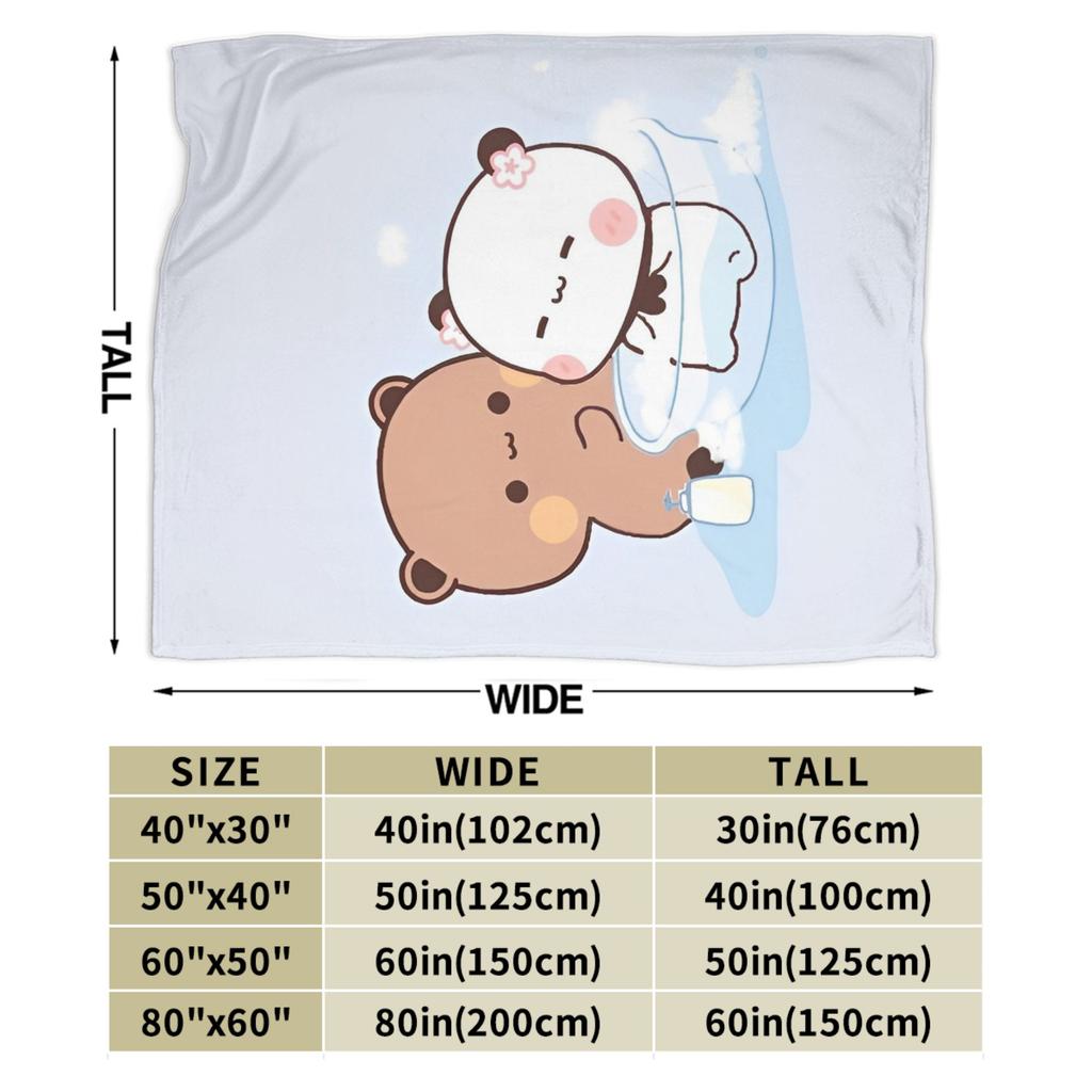 Cute Bubu And Dudu Blankets Fleece  Soft Throw Blanket For Bed Bedspread