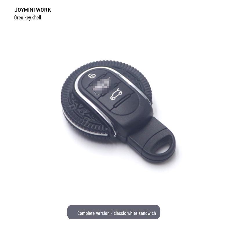 

Корпус и цепочка для ключа для мини-автомобиля BMW: Милый комплект защиты Oreo Design для мужчин и женщин