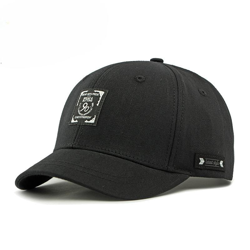 

Unisex 5cm Short Brim Baseball Cap Structured Hard Top Duckbill Hat American Streetwear Style Cotton Outdoor Sun Protection Cap 56-60cm чёрный